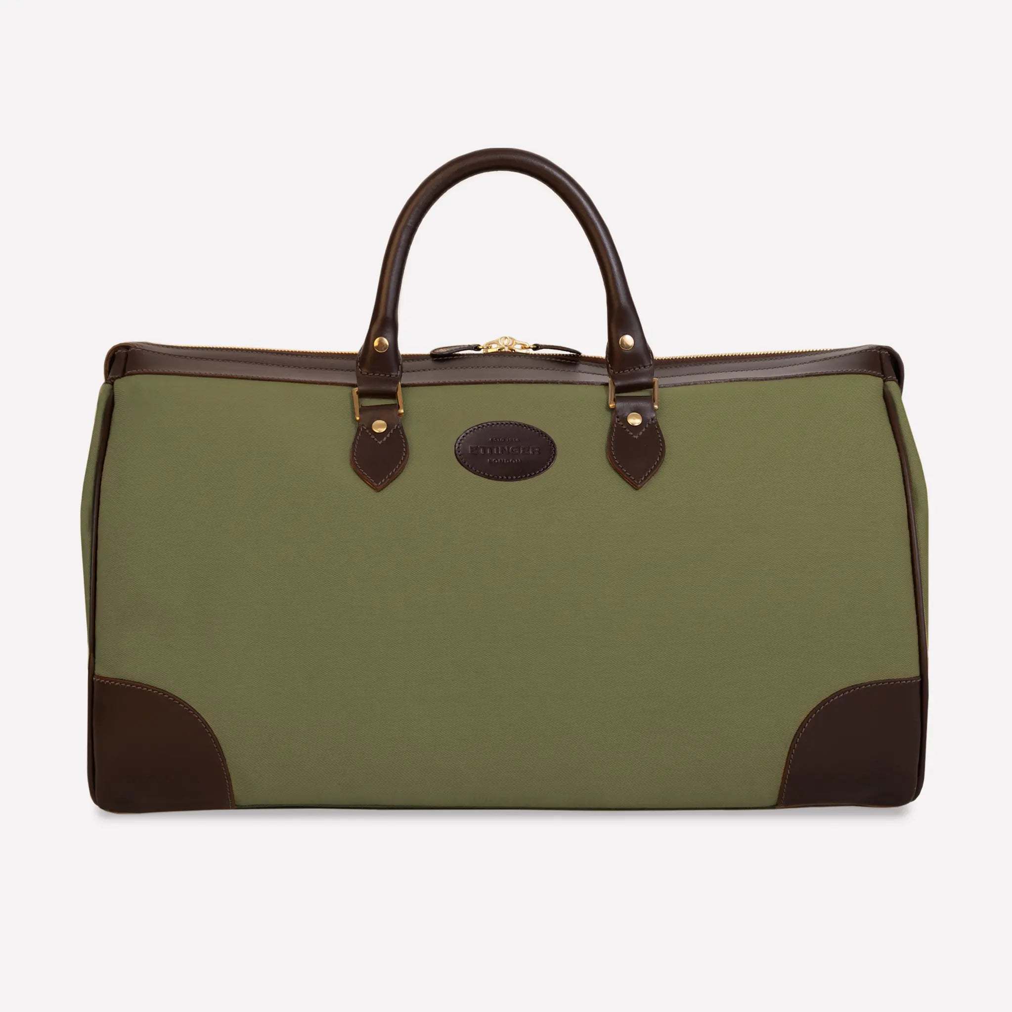 Canvas & Leather Weekend Bag