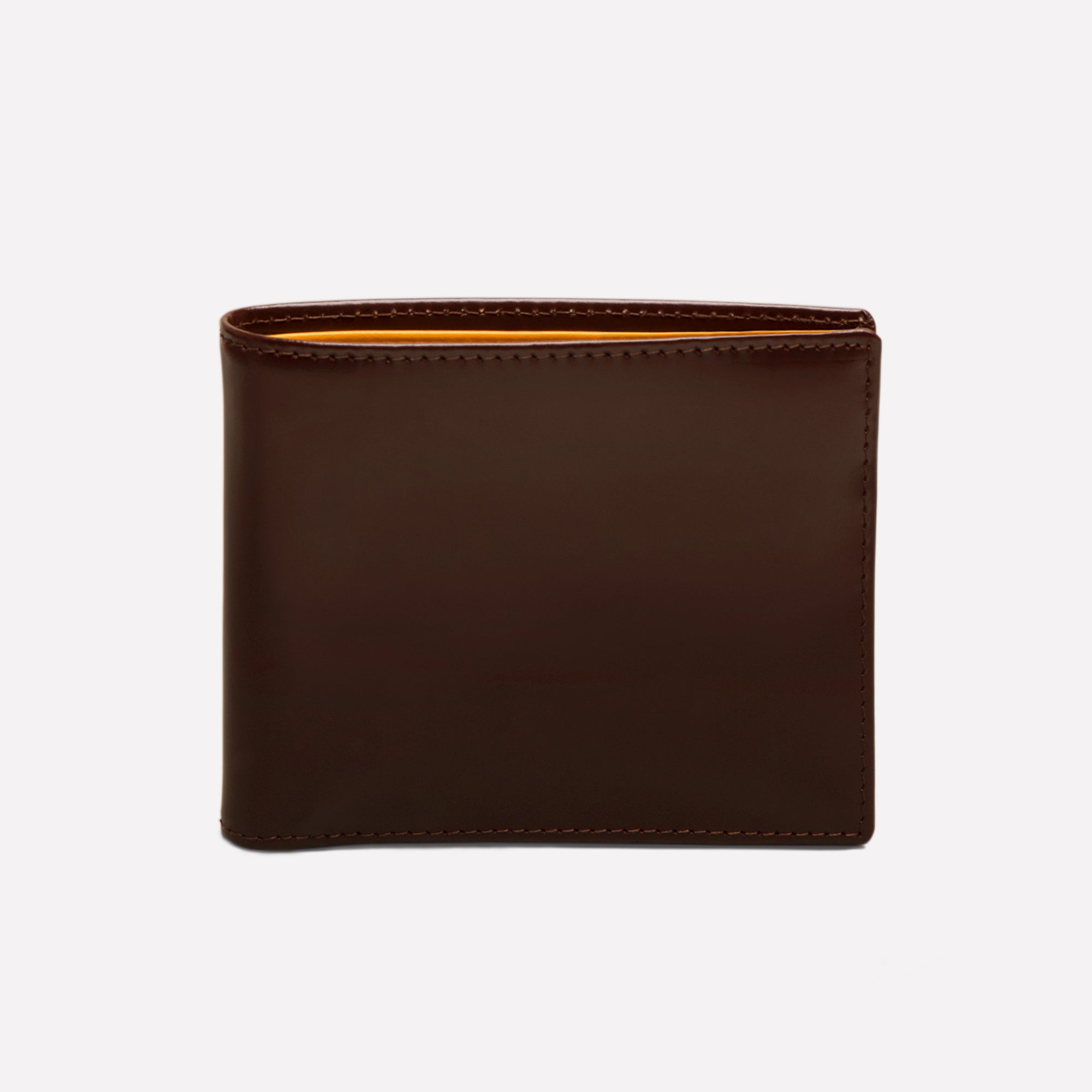 Handmade Leather Bridle Hide Billfold Wallet with 6 C/C