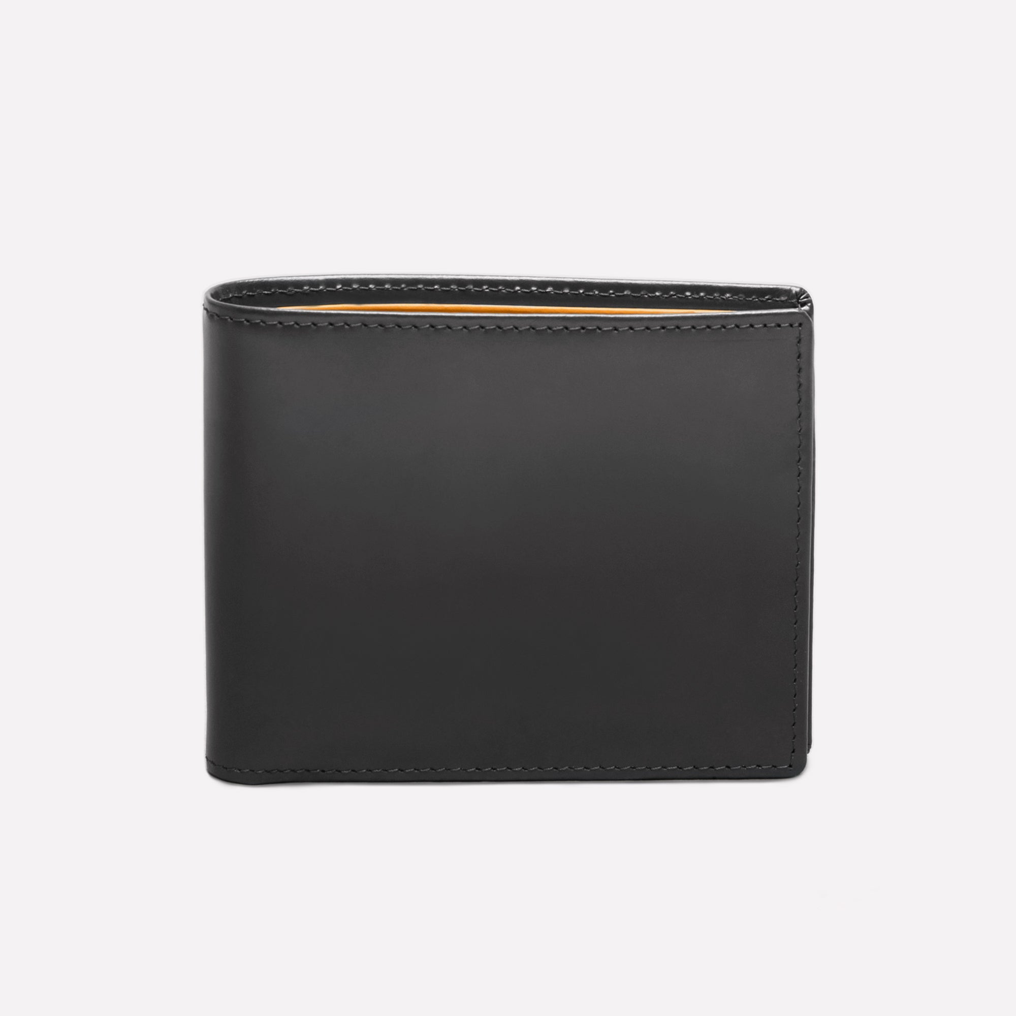 Handmade Leather Bridle Hide Billfold Wallet with 3 C/C and Purse