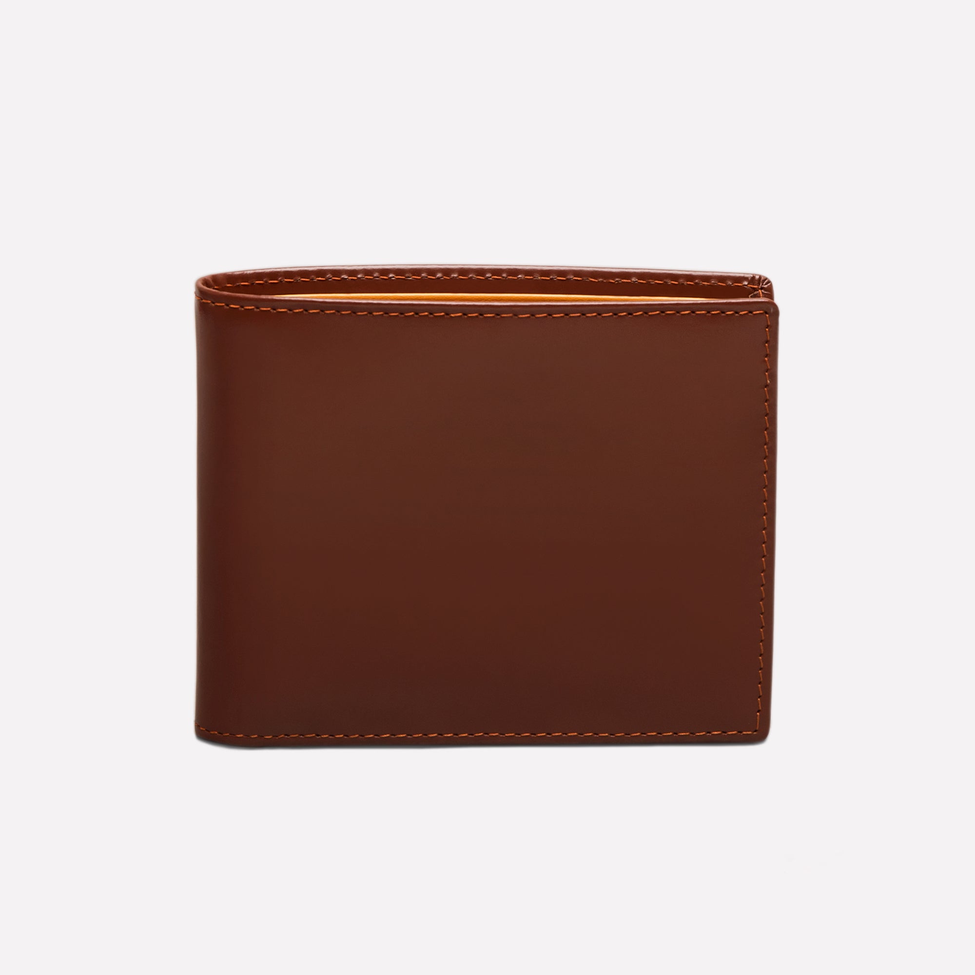 Handmade Leather Bridle Hide Billfold Wallet with 3 C/C and Purse