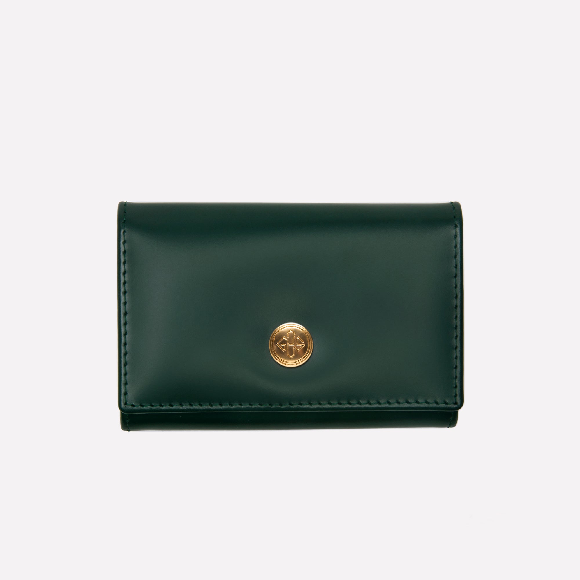 Handmade Leather Bridle Hide Coin Purse with Card Pocket