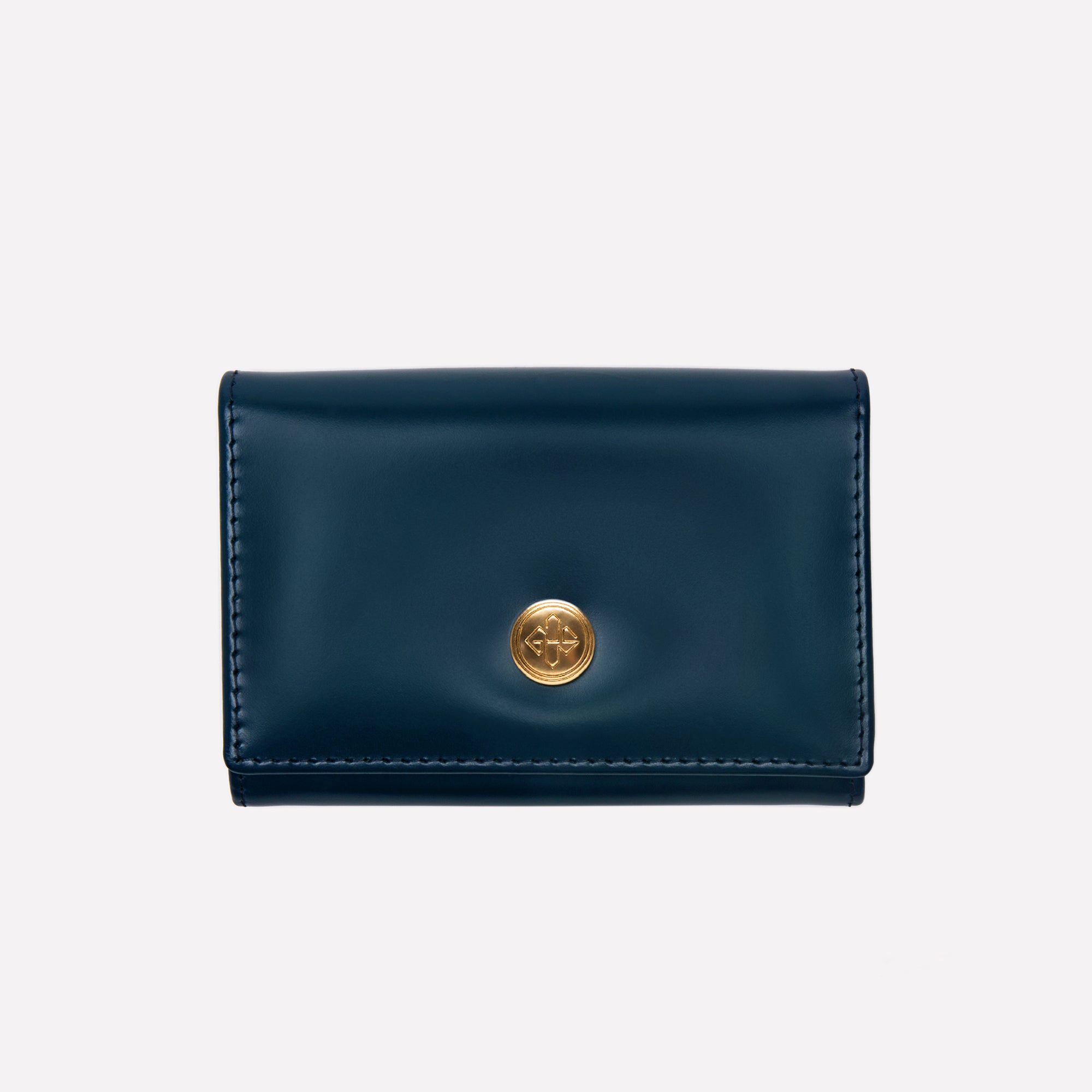 Handmade Leather Bridle Hide Coin Purse with Card Pocket