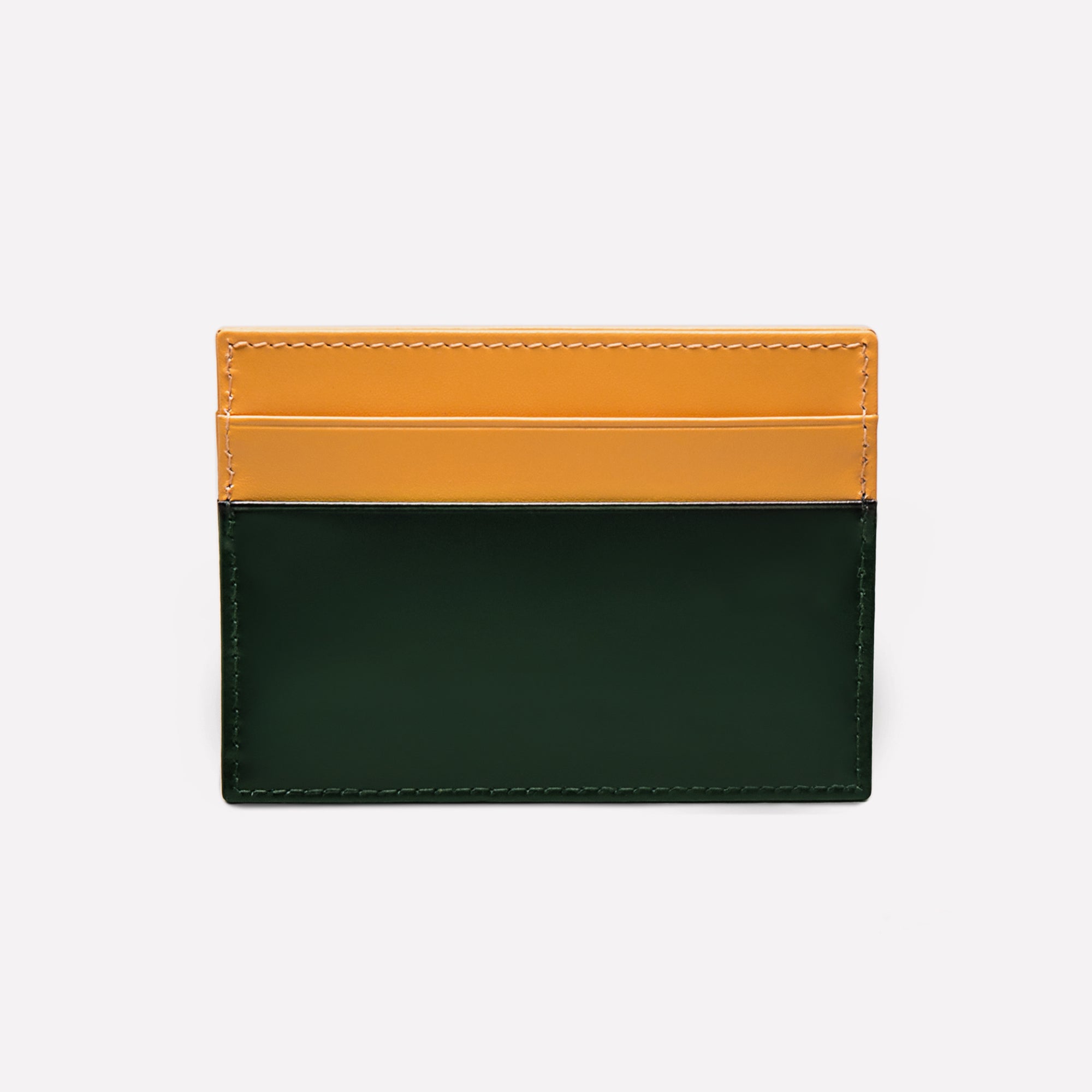 Handmade Leather Bridle Hide Flat Credit Card Case