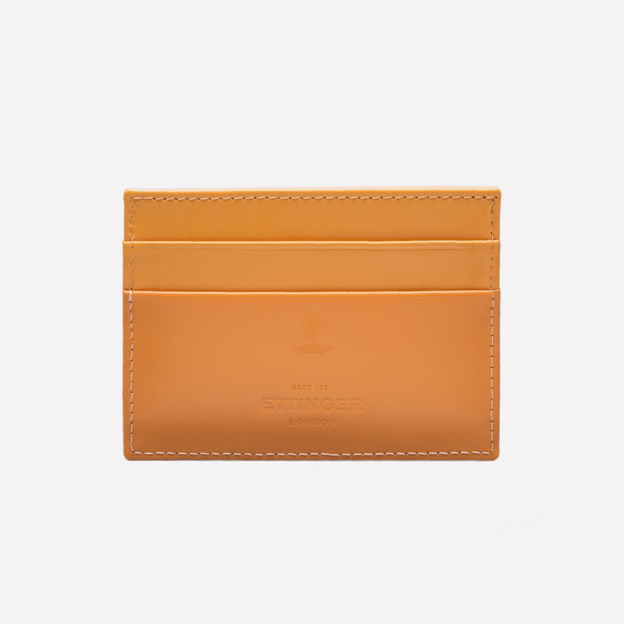 Handmade Leather Bridle Hide Flat Credit Card Case