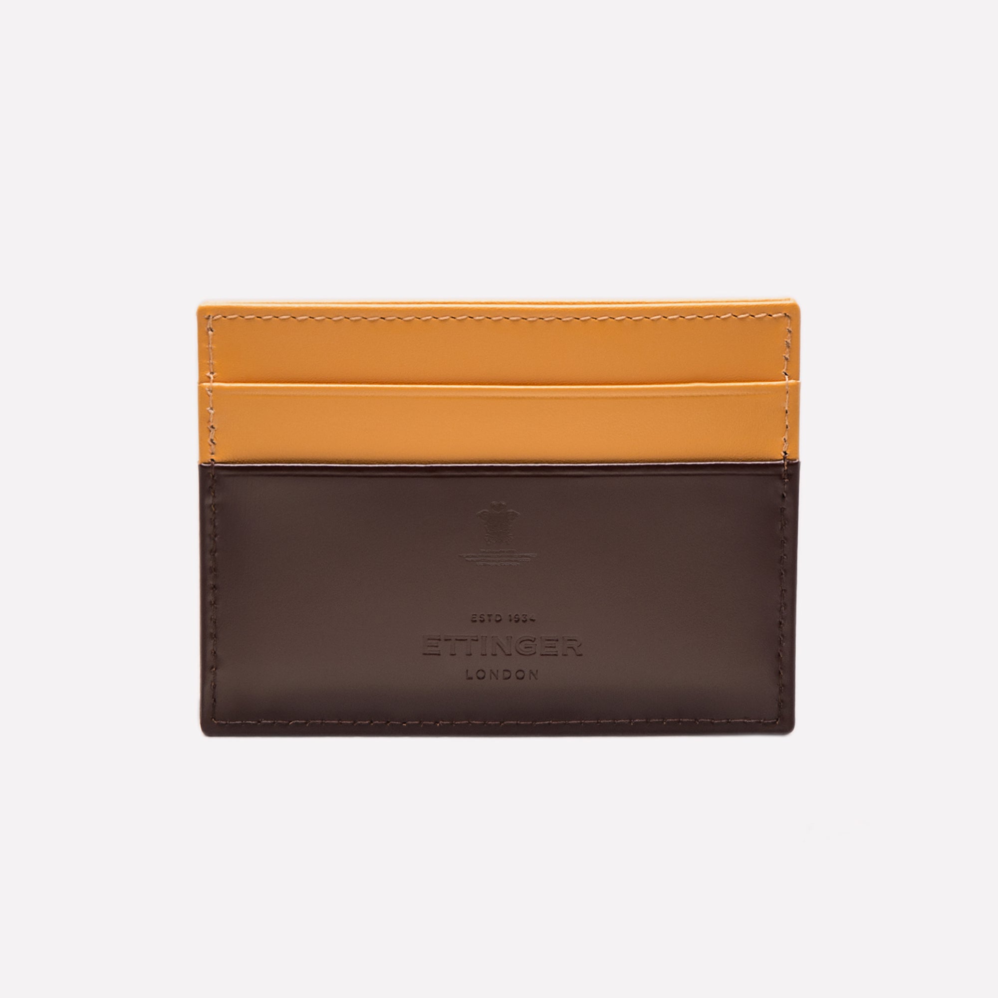 Handmade Leather Bridle Hide Flat Credit Card Case