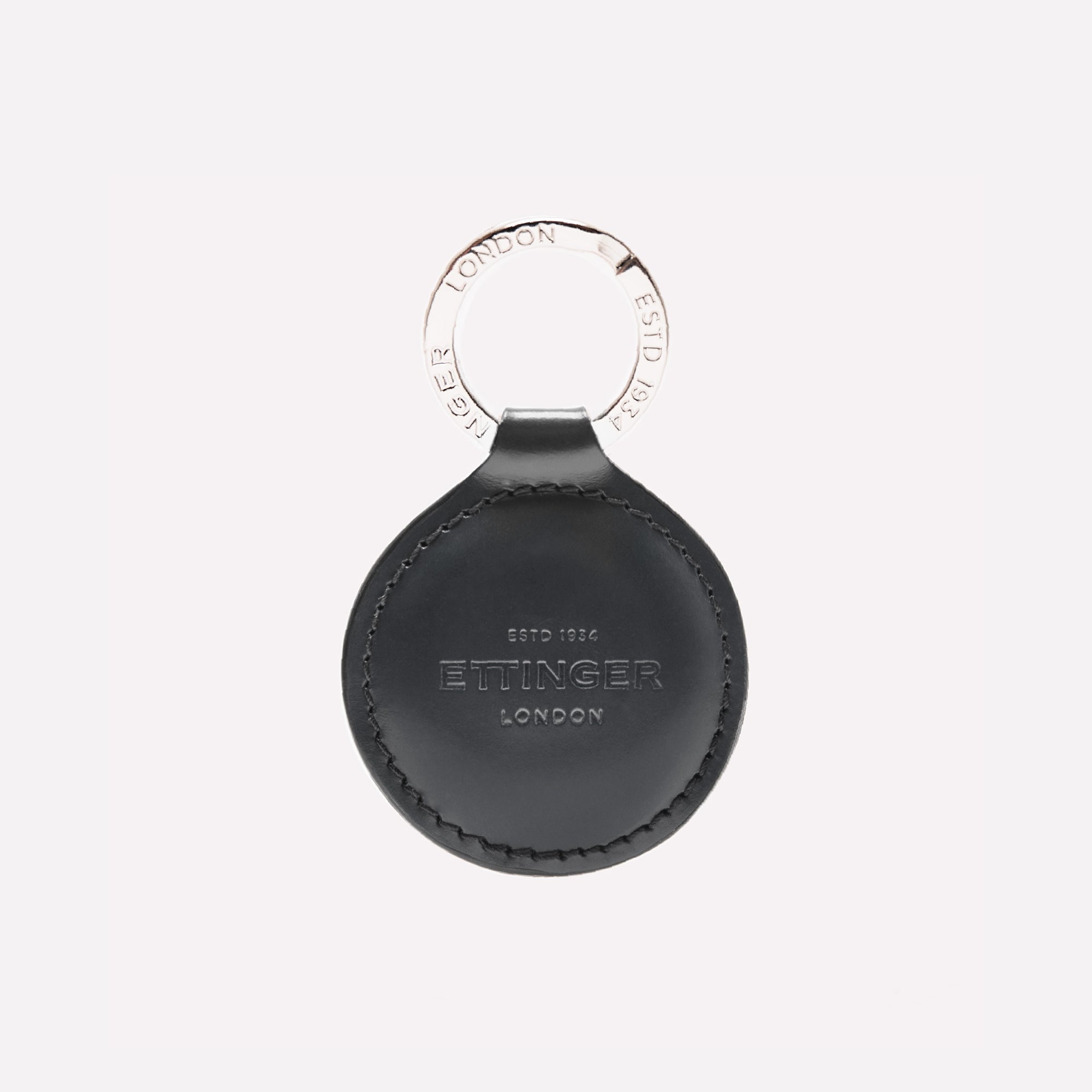 Handmade Leather Bridle Hide Round Key Fob