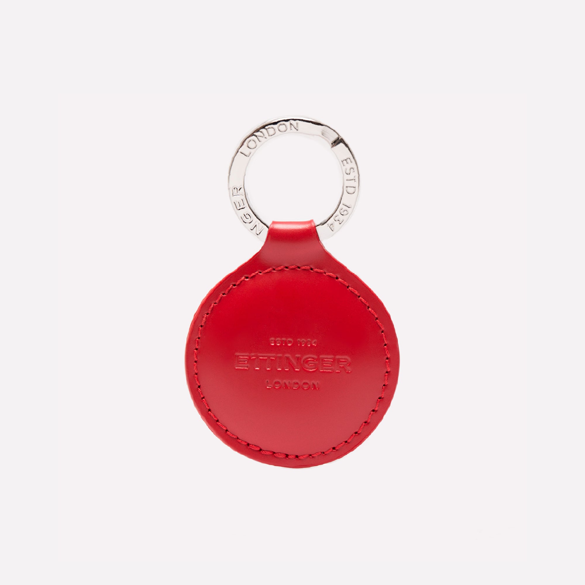 Handmade Leather Bridle Hide Round Key Fob