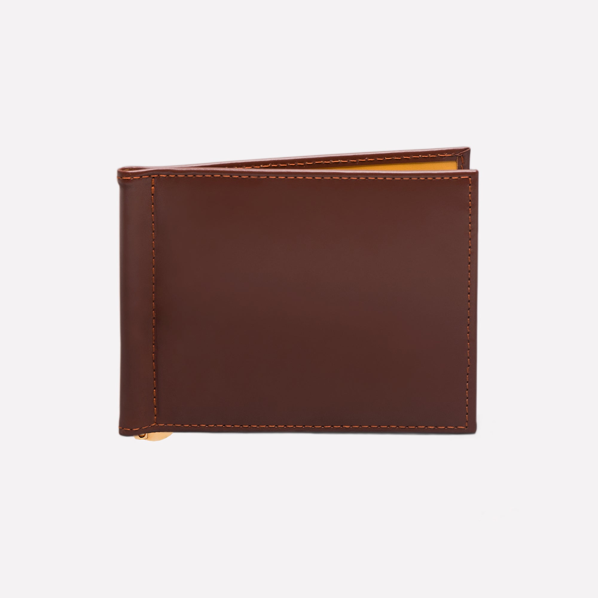 Handmade Leather Bridle Hide Money Clip Wallet
