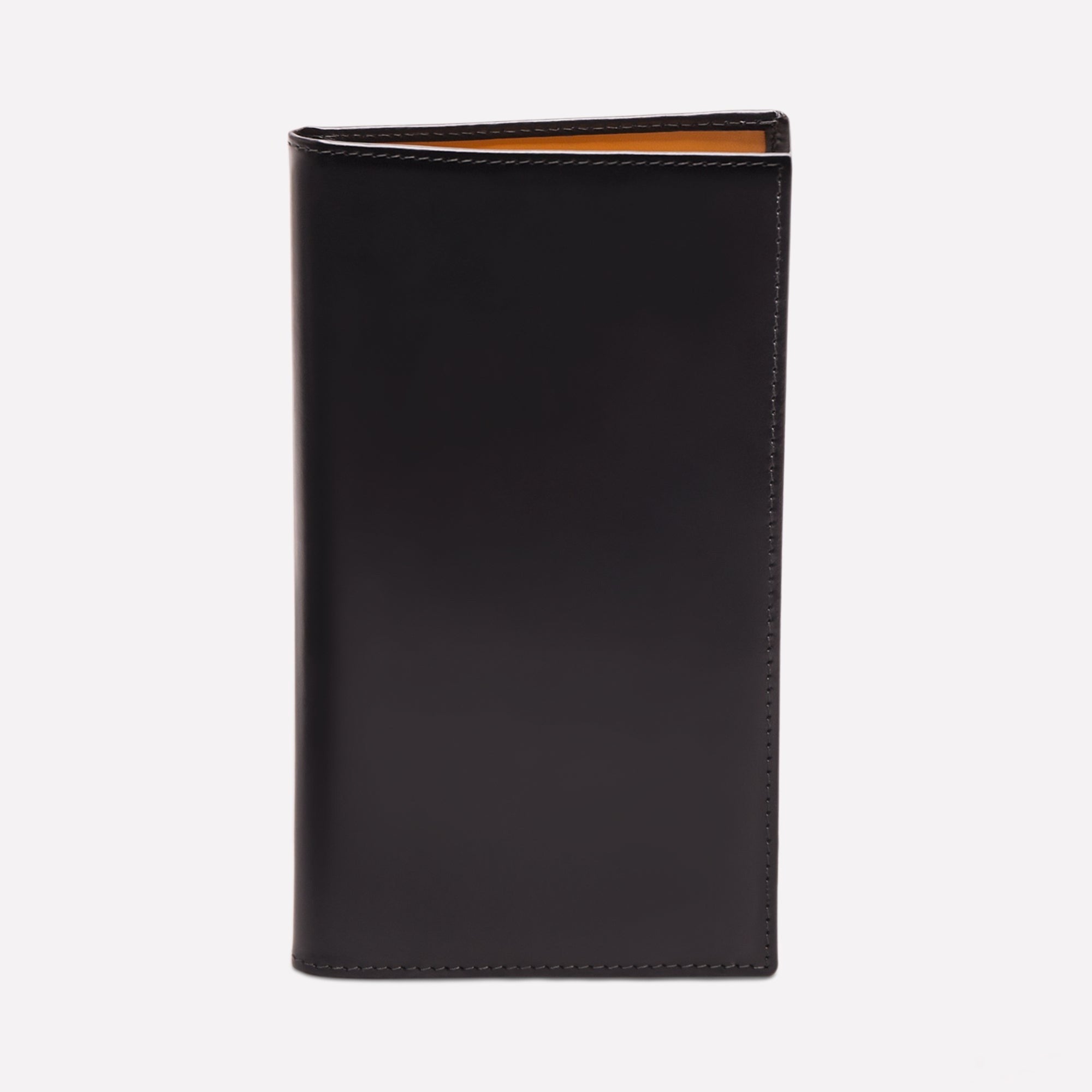 Handmade Leather Bridle Hide Long Wallet with Zipped Pocket