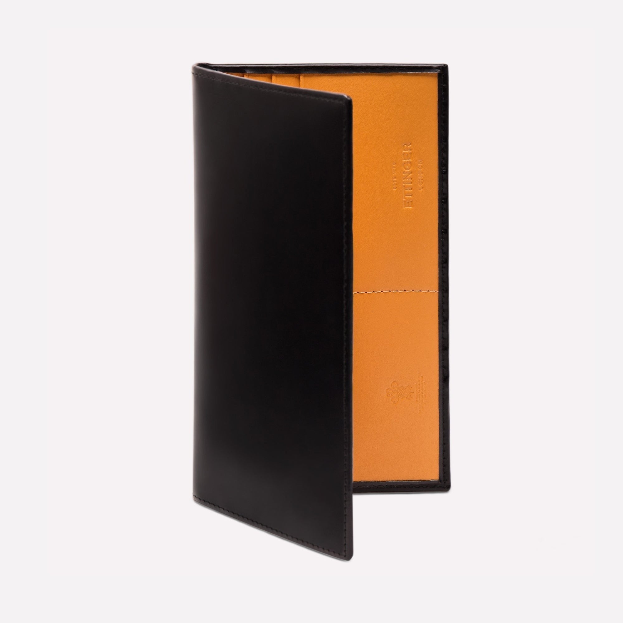 Handmade Leather Bridle Hide Long Wallet with Zipped Pocket