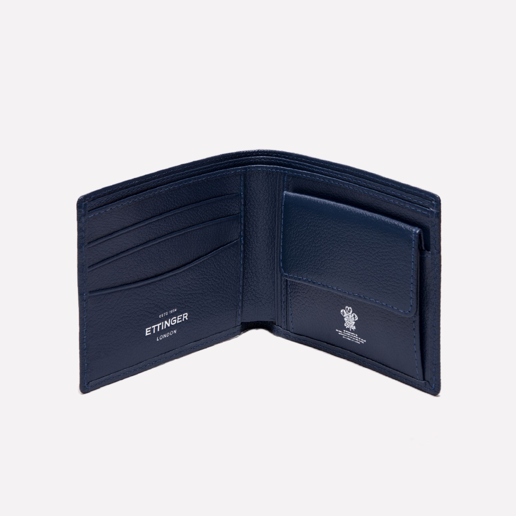 Handmade Leather Capra Billfold Wallet With 3 C/C and Purse