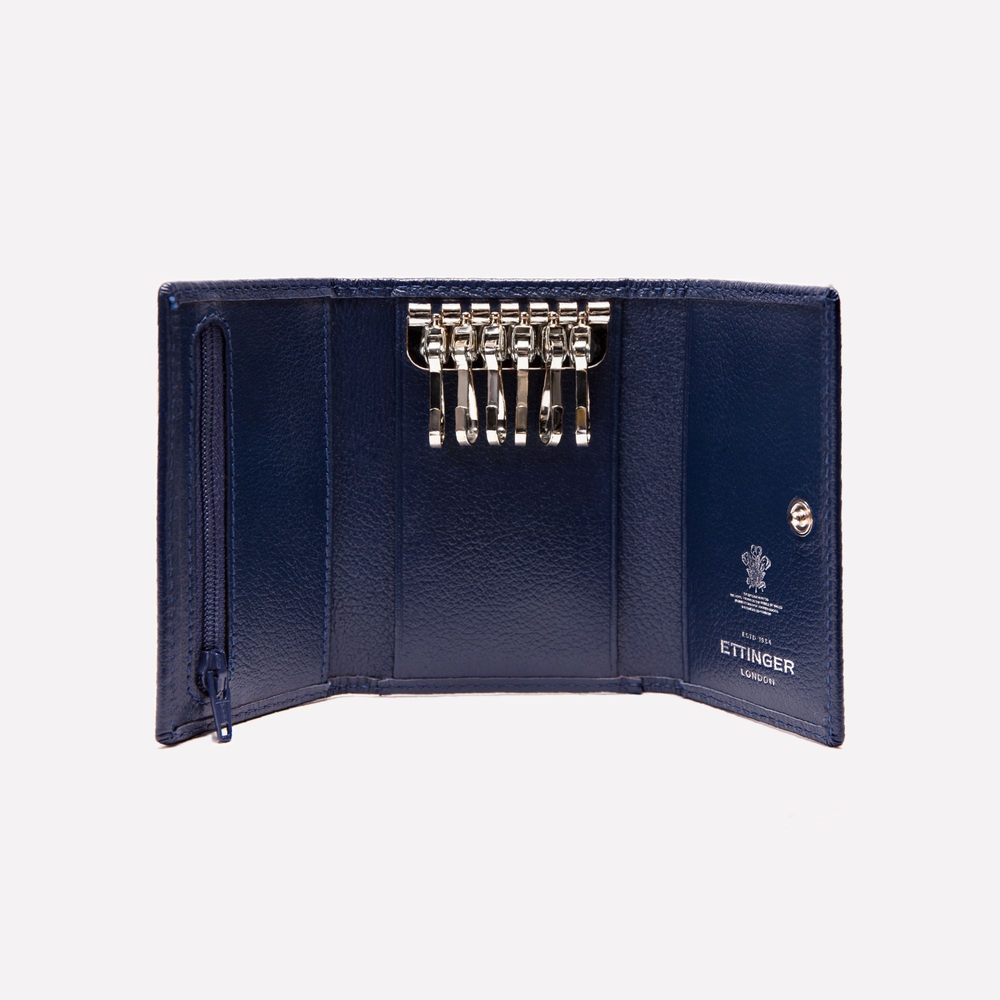 【新品未使用】エッティンガー 6 HOOK KEY CASE Handmade Leather Capra 6-Hook Key Case
