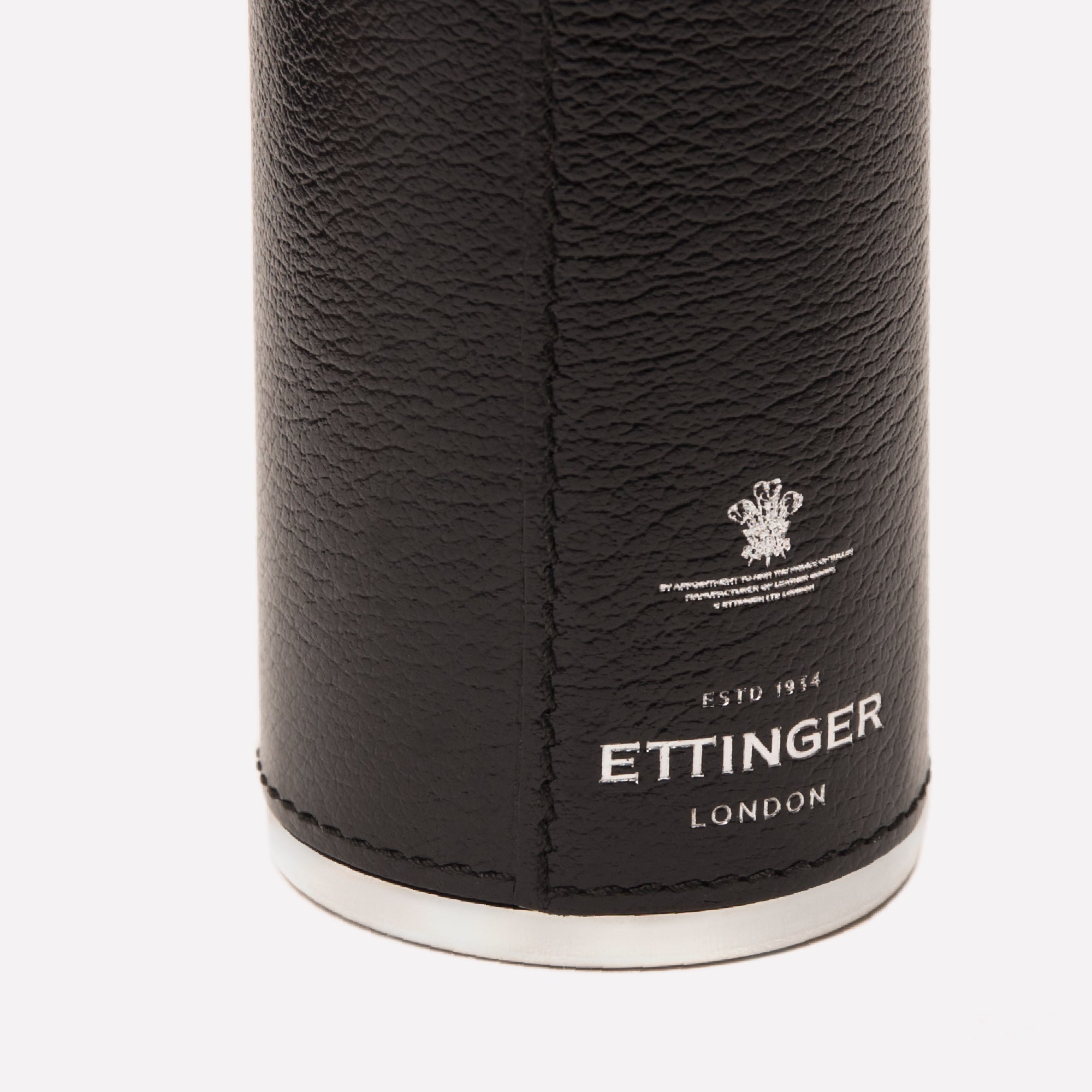 Handmade Leather Capra 8oz Hunter Flask with 4 Cups
