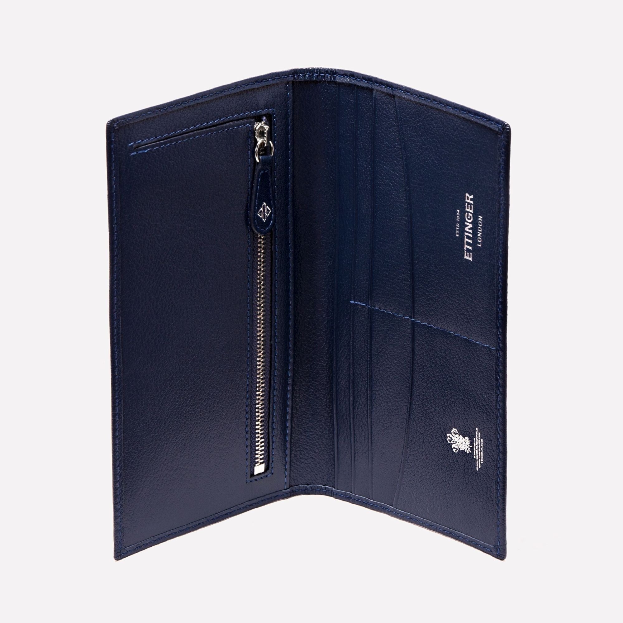 小物 ETTINGER LONG WALLET WITH ZIPPED POCKET CP953AEJSMBL_Capra_LongWalletw