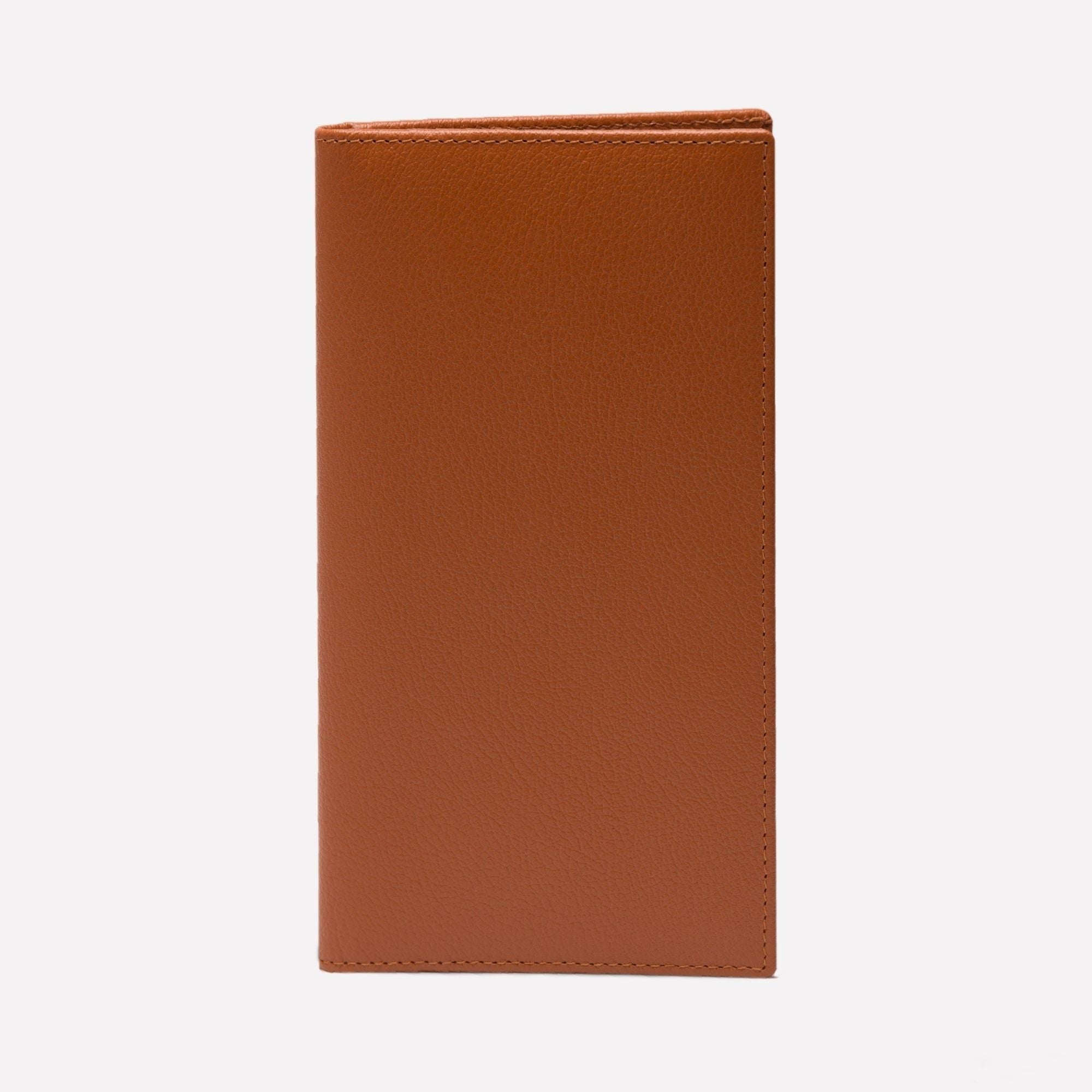 Handmade Leather Capra Long Wallet With Zipped Pocket