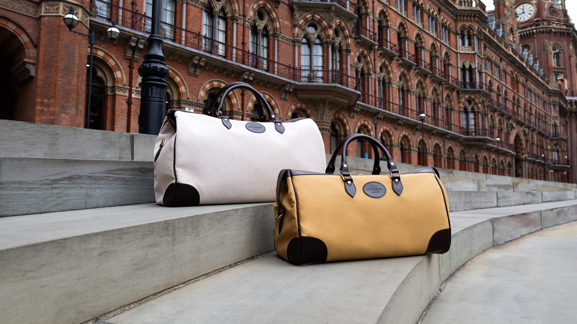 Handmade Canvas & Leather Weekend Travel Bags | Ettinger