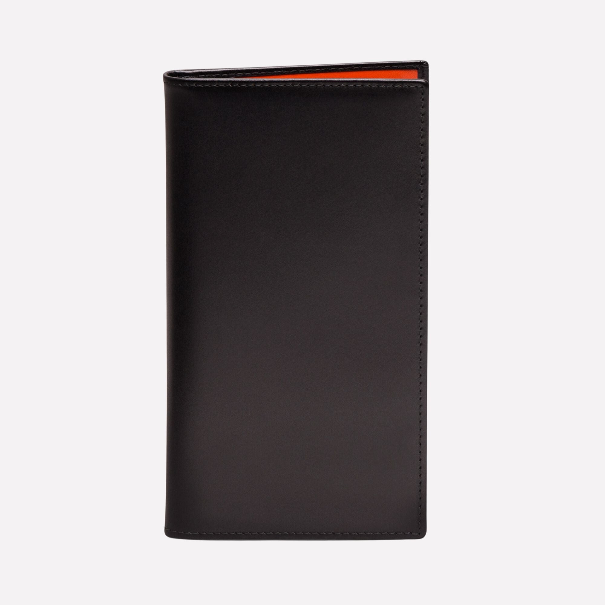小物 ETTINGER COAT WALLET SILVER CORNERS Handmade Leather Sterling Coat Wallet with 20 C/C