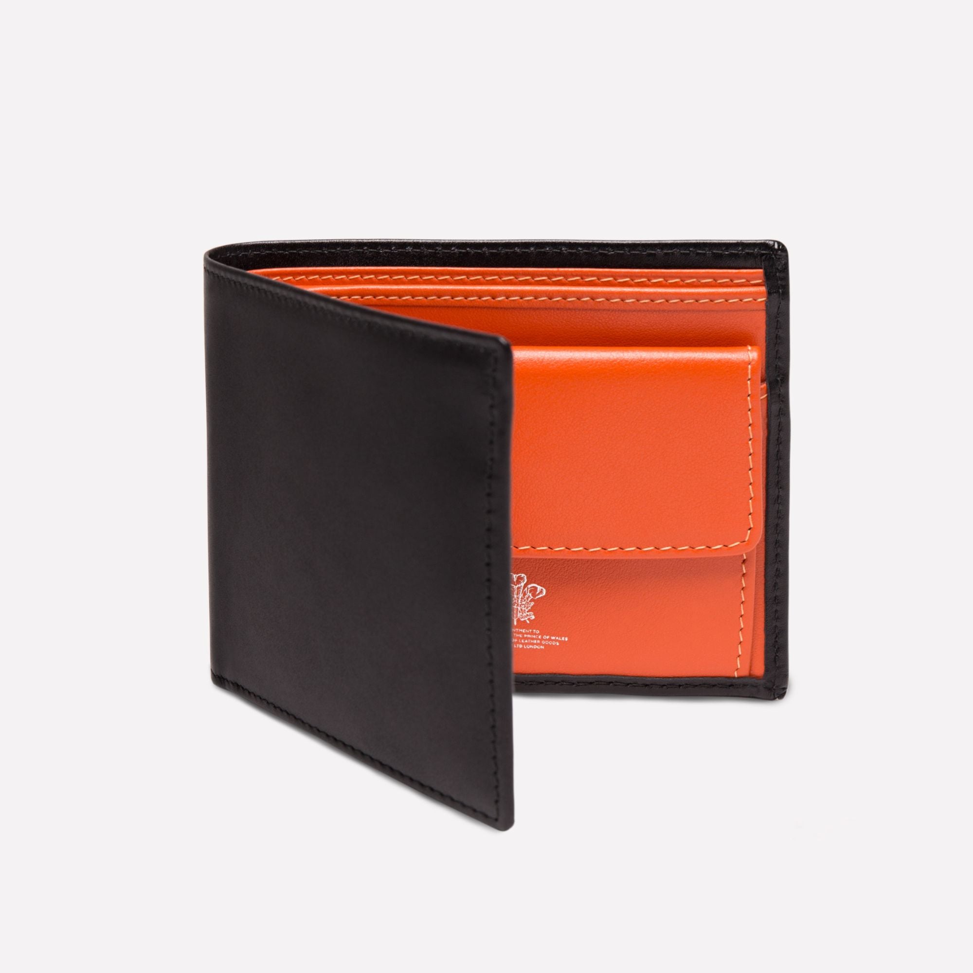 Handmade Leather Billfold Wallet with 3 C/C & Purse