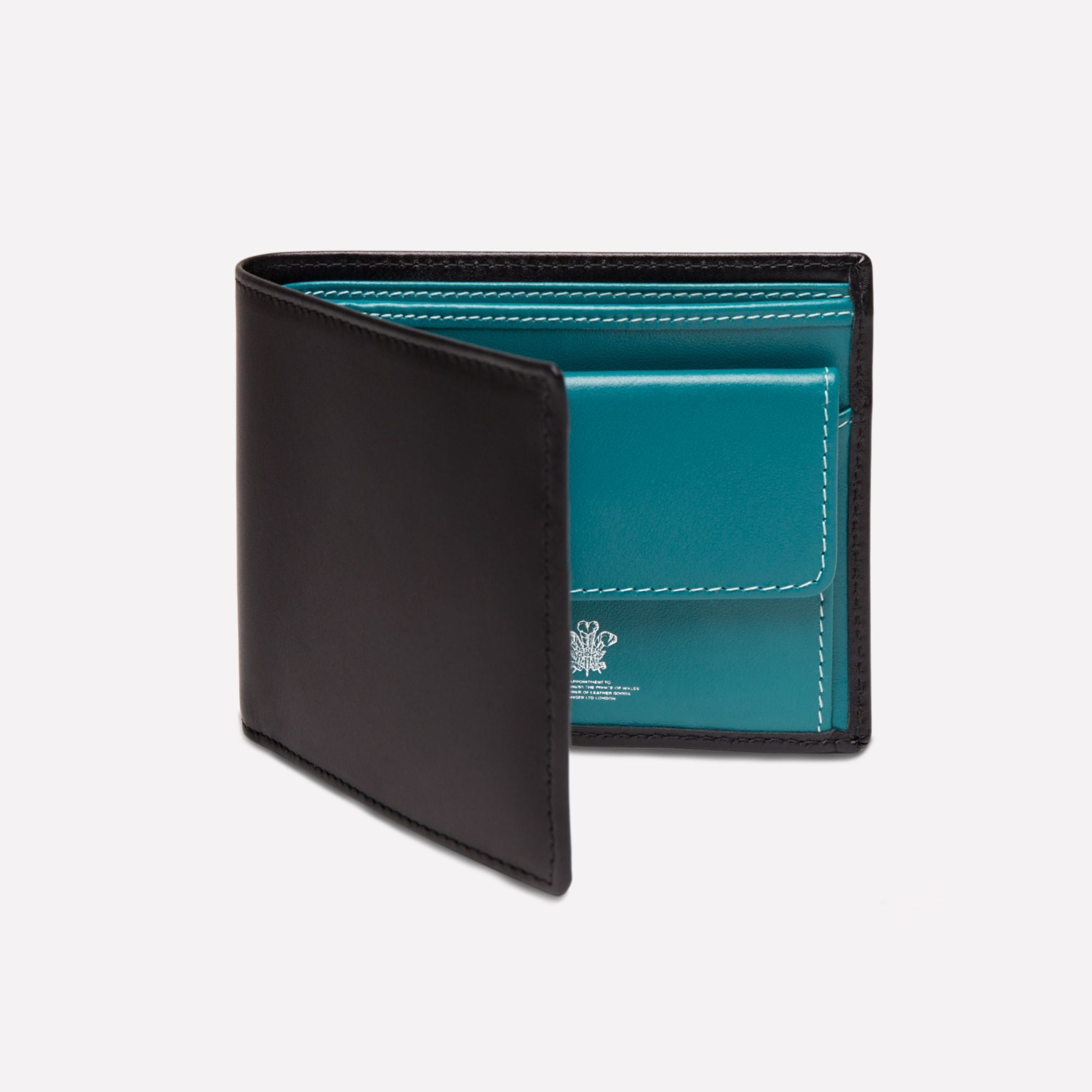 Handmade Leather Billfold Wallet with 3 C/C & Purse