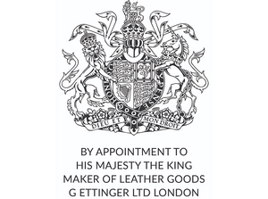 ETTINGER IS GRANTED ITS SECOND ROYAL WARRANT, BY HM THE KING