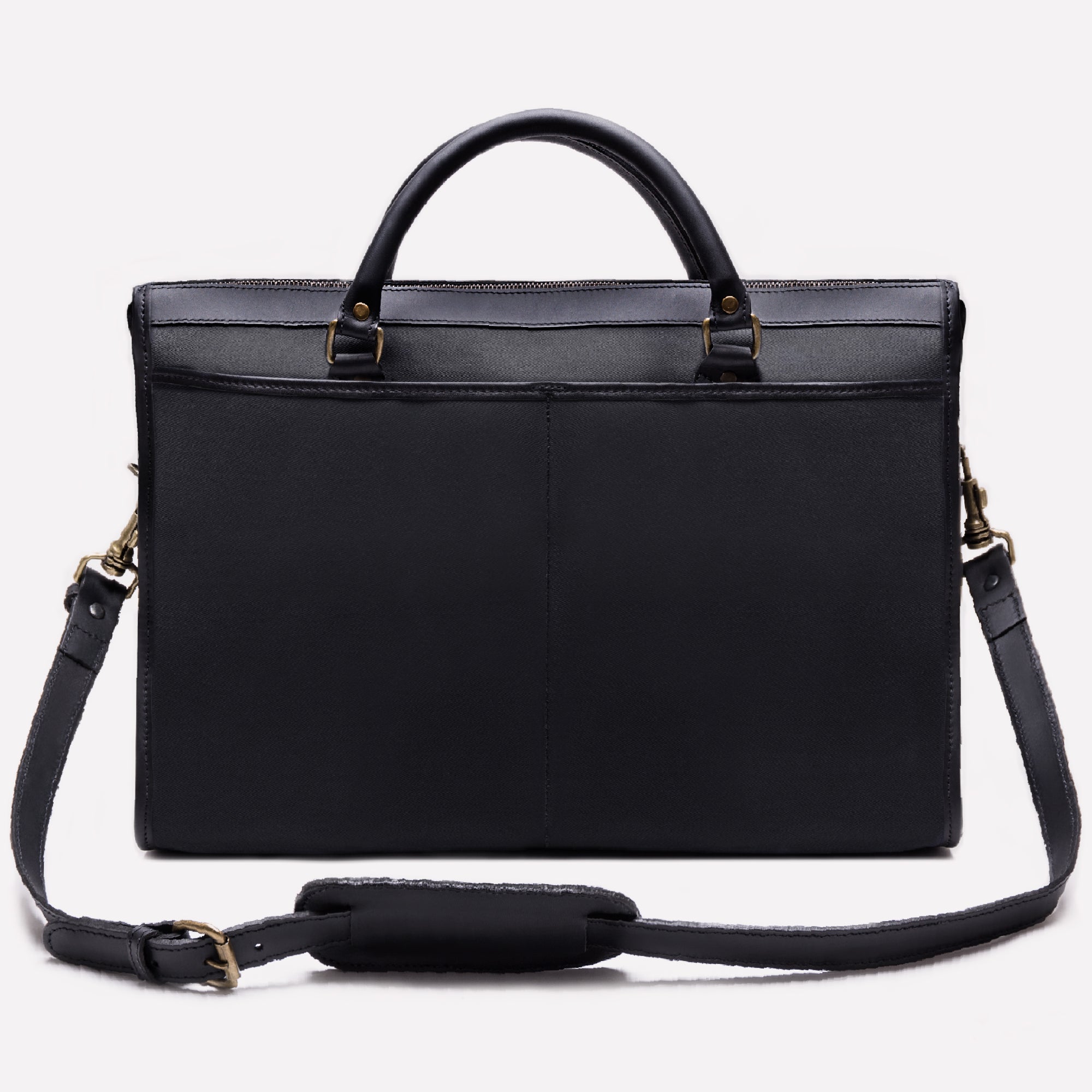 Canvas & Leather Briefcase