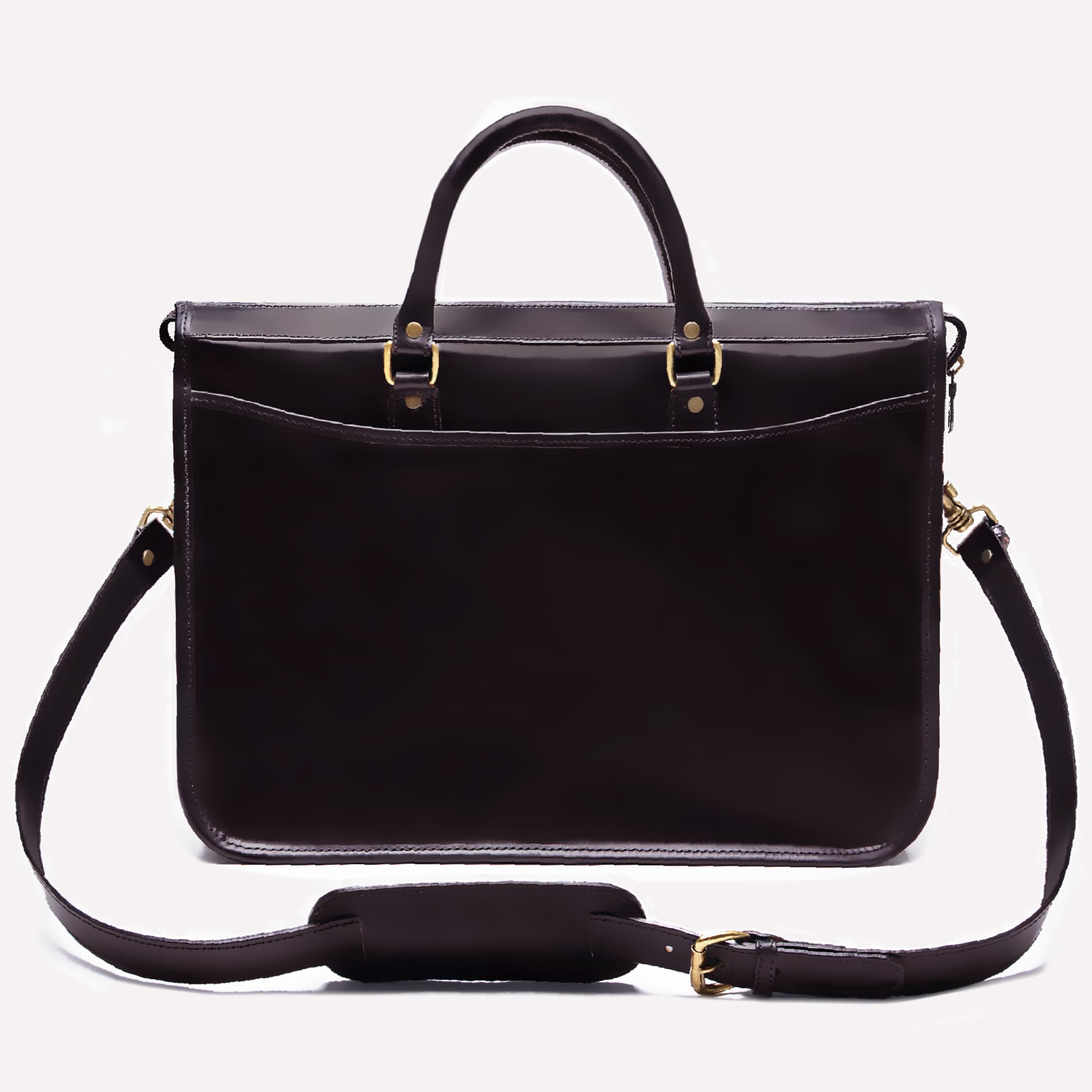 ETTINGER BRIEFCASE ブラック Handmade Leather Mayfair Briefcase